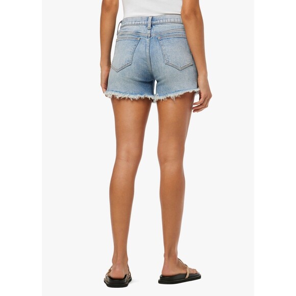 Joe’s Jeans Women's Size 26 The Ozzie Short Mid Rise 4” Cutoff Jean Shorts Blue - Picture 4 of 11